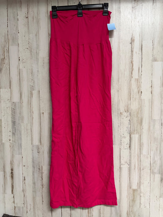 HOT PINK LOVE TREE LINEN PANTS, LADIES M