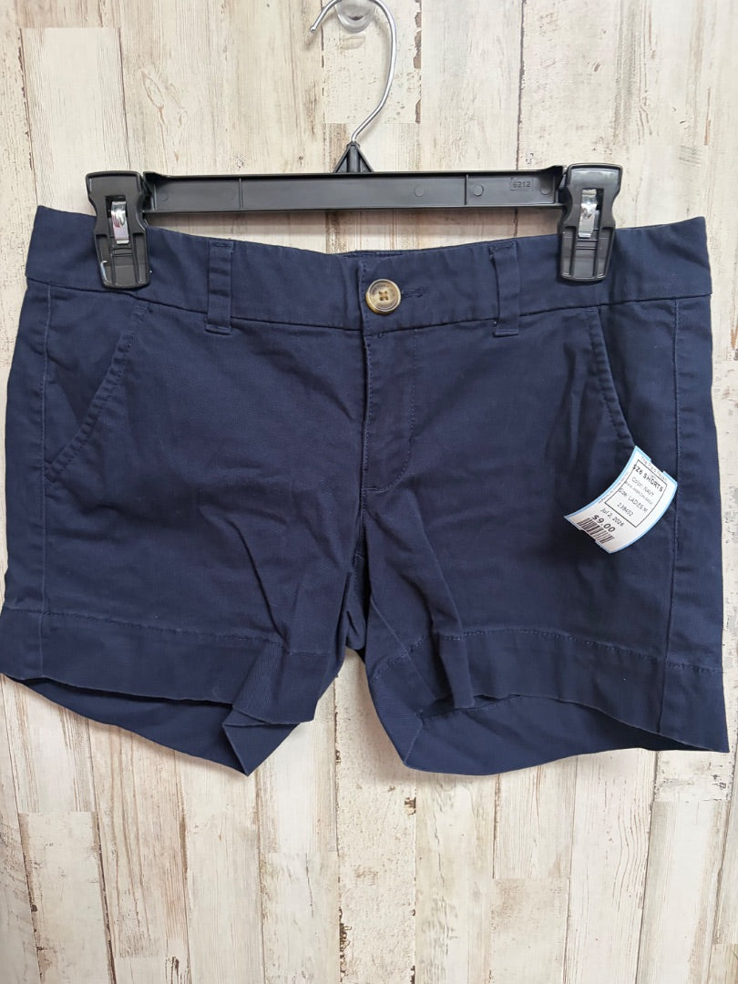 NAVY AMERICAN EAGLE SZ6 SHORTS, LADIES M