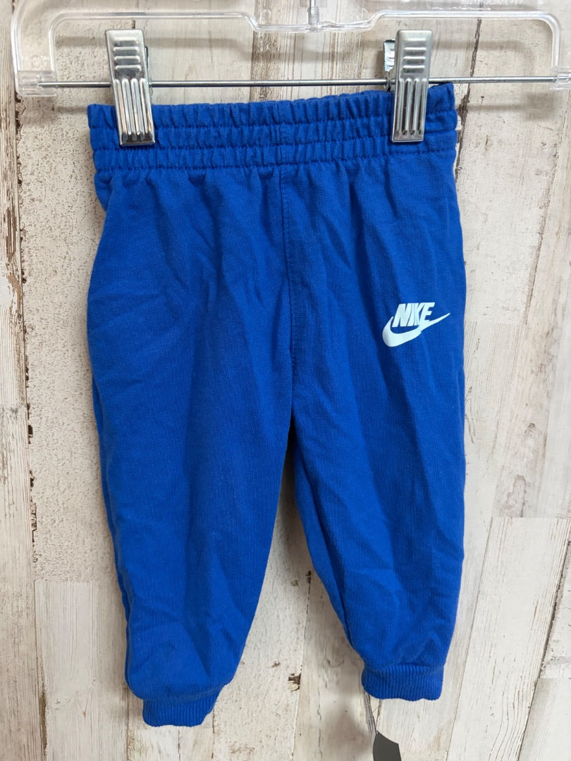 BRIGHT BLUE NIKE LOGO JOGGERS, BOY 6M