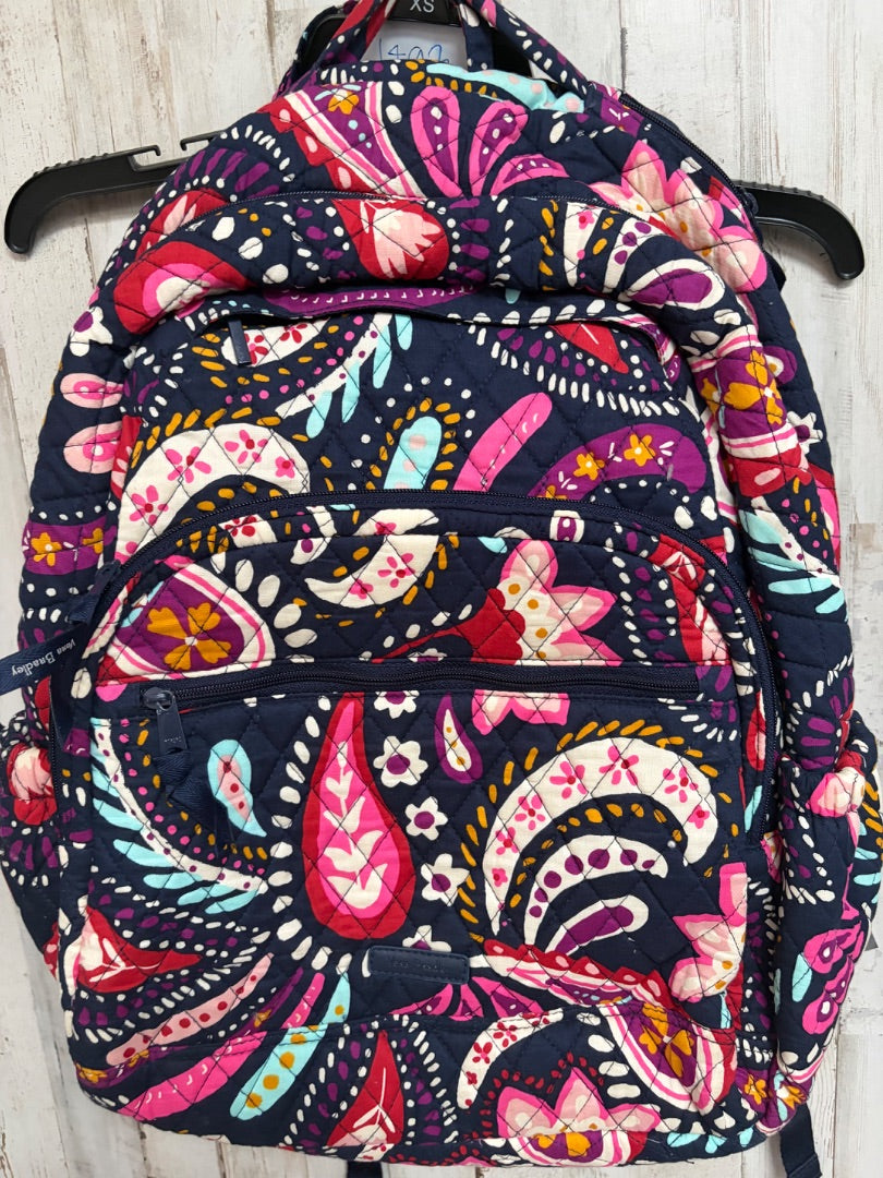 NAVY VERA BRADLEY QUILTED BACKPACK AND LUNCHBOX