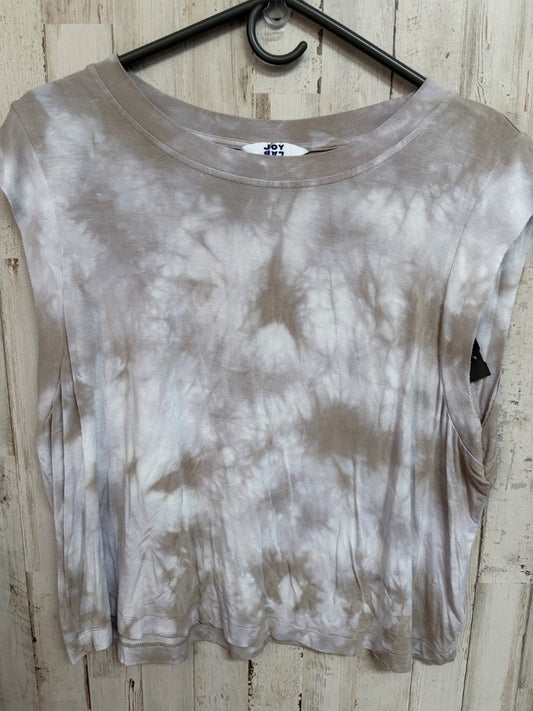 GREY/TAN JOY LAB DYE CROP TANK, LADIES L