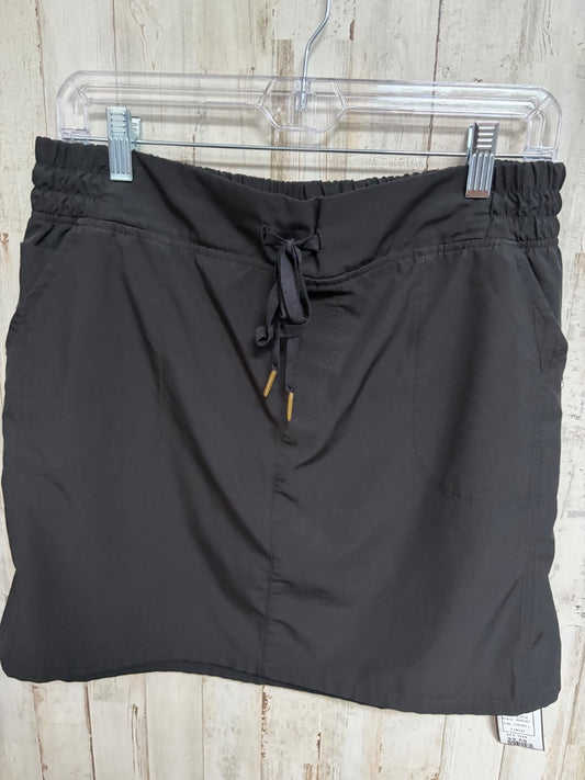 BLACK MARIKO DRY FIT ELASTIC SKORT, LADIES L