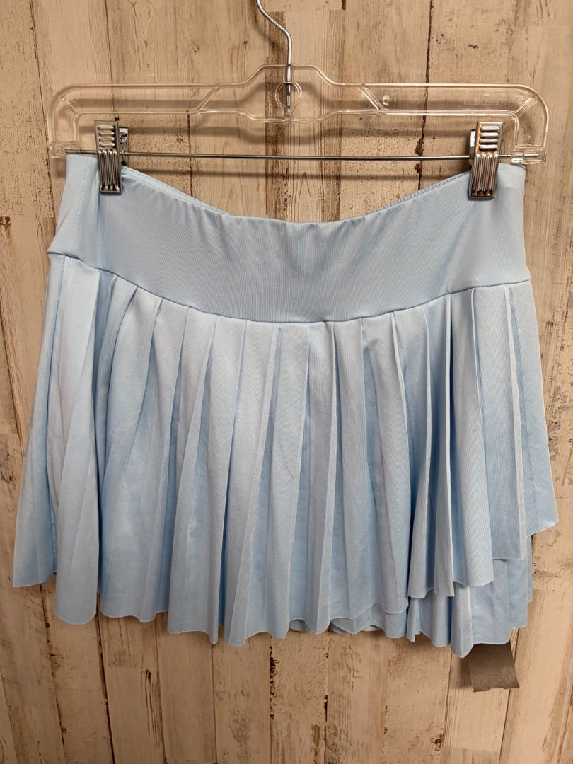 LIGHT BLUE SHEIN PLEATED SKORT, LADIES L
