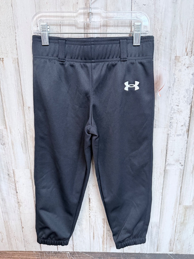 BLACK UNDER ARMOUR BASEBALL PANT, BOYS 6/7