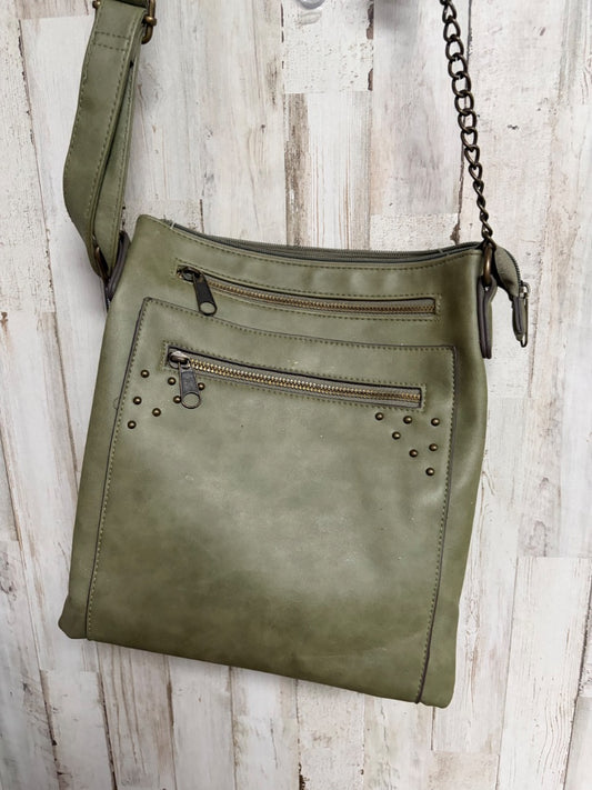 OLIVE  STUDDED PURSE