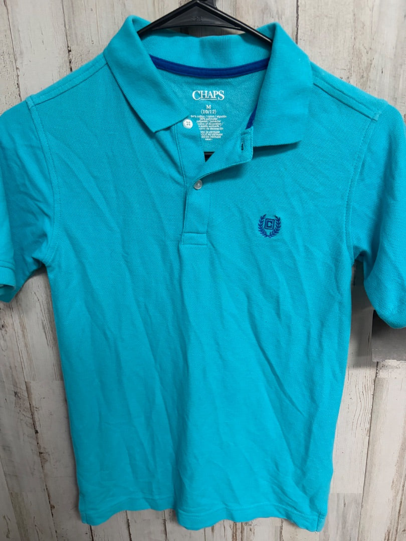 BRIGHT BLUE CHAPS POLO, BOY 10/12