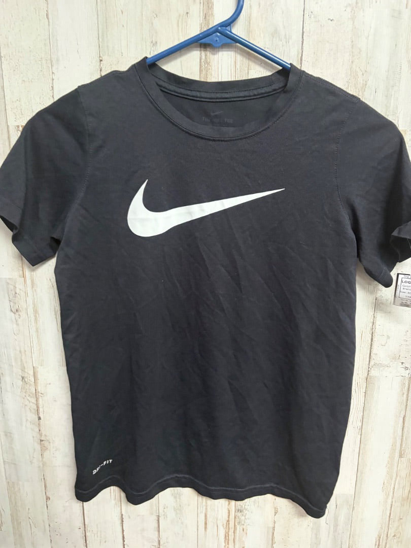 BLACK  LOGO TEE, BOY 10/12