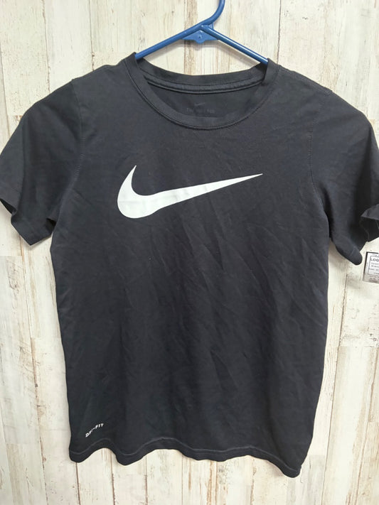 BLACK  LOGO TEE, BOY 10/12