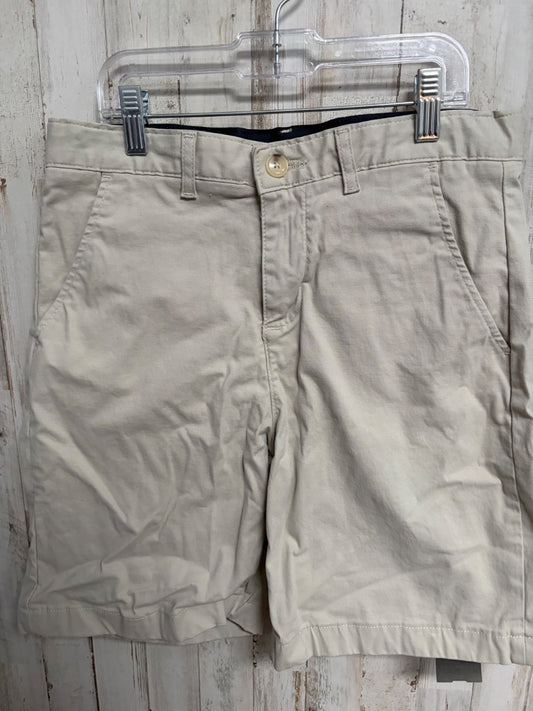 TAN CROWN & IVY MOTION FLEX KHAKI SHORTS, BOY 16