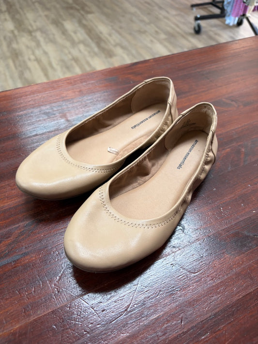 NUDE AMAZON ESSENTIALS FLATS, SHOES A7.5