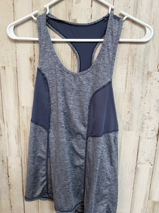 STEEL BLUE ZERSION HEATHERED TANK, LADIES XS