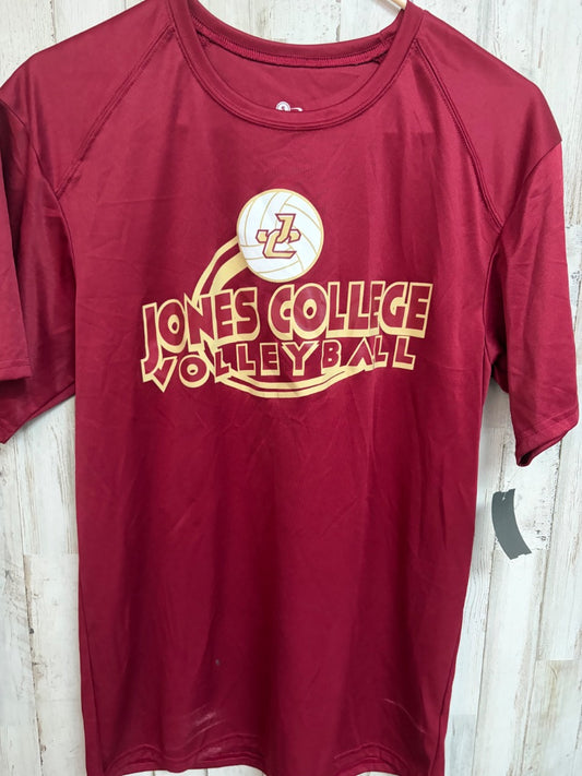 MAROON BADGER SPORTS JONES VOLLEYBALL TEE, LADIES S
