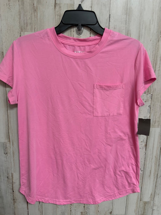 PINK SHEIN POCKET TOP, LADIES M