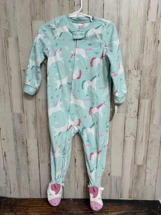 MINT CARTERS UNICORN SLEEPER, GIRL 2T