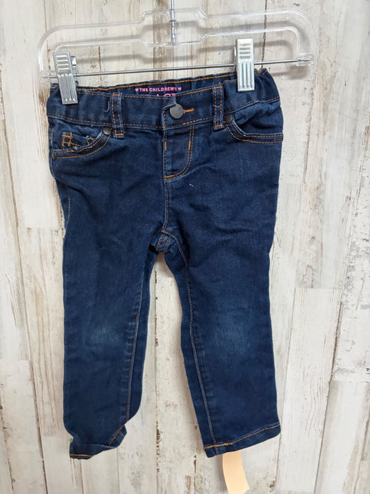 DARK DENIM CHILDRENS PLACE SKINNY JEANS, GIRL 2T