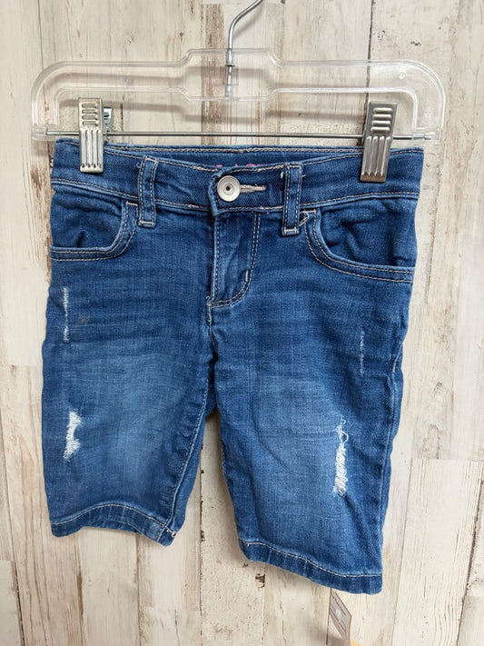 DENIM CHILDRENS PLACE DISTRESSED SHORTS, GIRL 4T