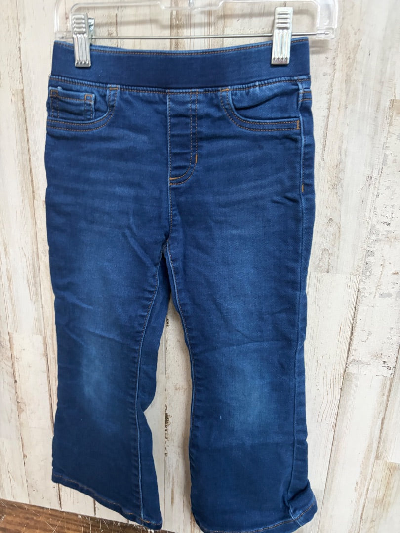 DENIM JUMPING BEAN PULL ON FLARE JEGGINGS, GIRL 5T