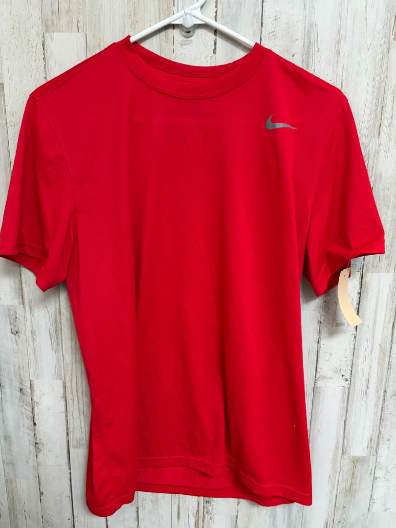 RED NIKE DRY FIT TEE, LADIES M