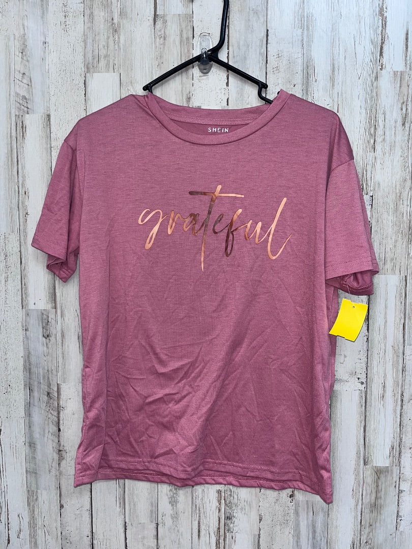 MAUVE SHEIN GRATEFUL TEE, LADIES S