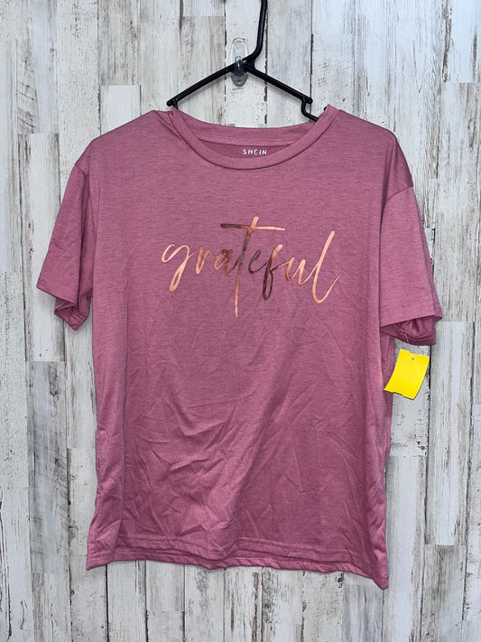 MAUVE SHEIN GRATEFUL TEE, LADIES S