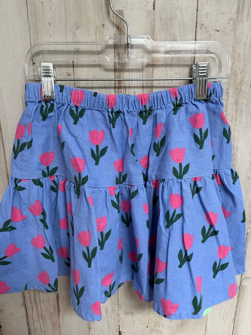 BLUE HANNA ANDERSSON TULIP TIER SKIRT, GIRL 6/7