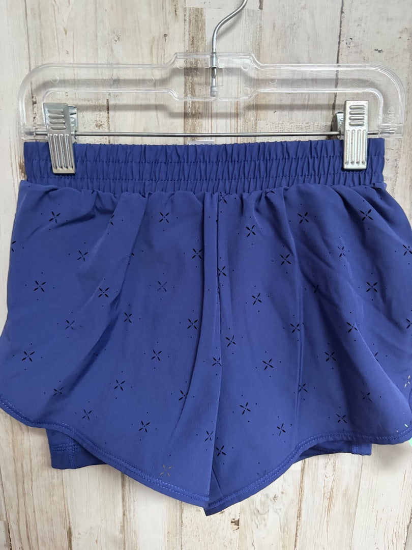 NAVY YOGALICIOUS DRY FIT SHORTS, GIRL 7/8