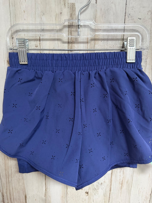 NAVY YOGALICIOUS DRY FIT SHORTS, GIRL 7/8