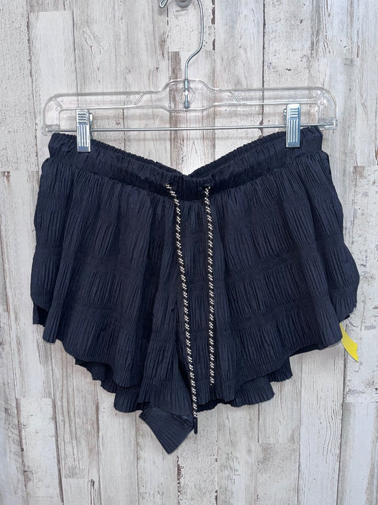 BLACK FREE PEOPLE TEXTURE SHORTS, LADIES S