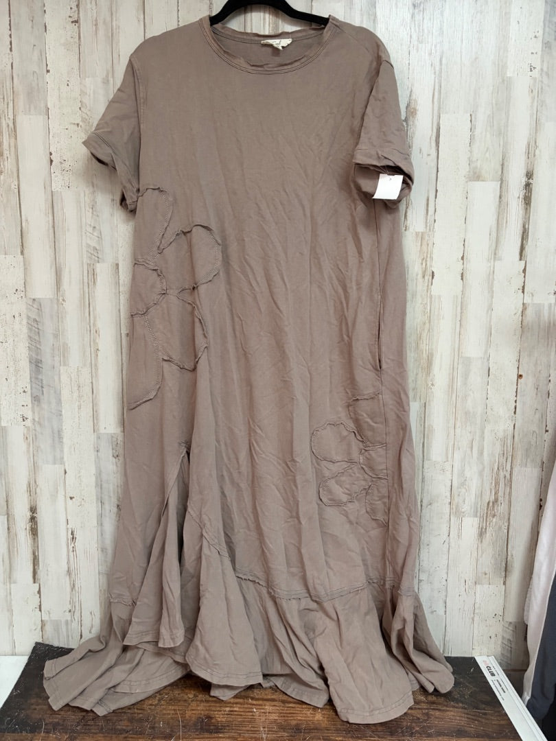 TAUPE ENTRO TSHIRT FLOWER MAXI, LADIES M