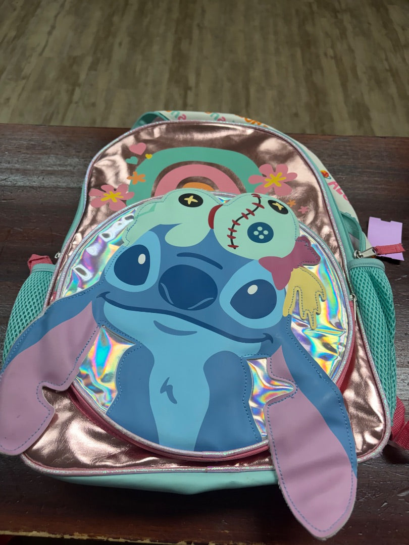 ROSE GOLD DISNEY STITCH METALLIC BACKPACK