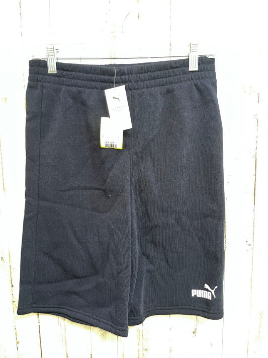 NAVY PUMA NEW COTTON SHORTS, BOY 14