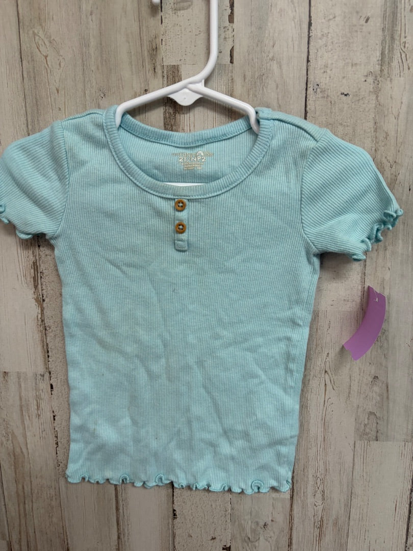 MINT GARANIMALS RIBBED TOP, GIRLS 2T