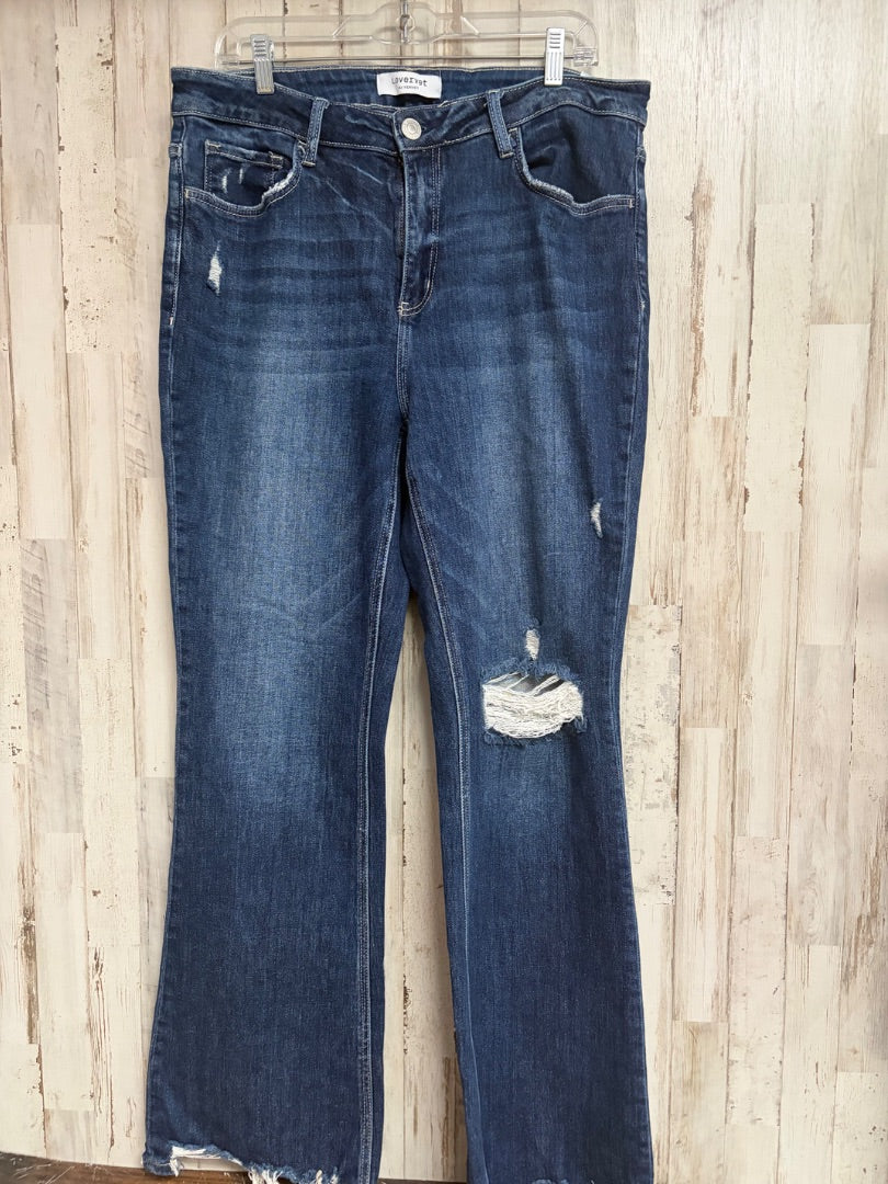 DENIM VERVET SZ16 DISTRESS JEAN, LADIES XL
