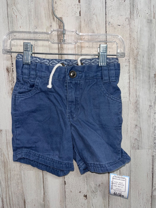 NAVY GENUINE DRAWSTRING SHORTS, BOY 2T