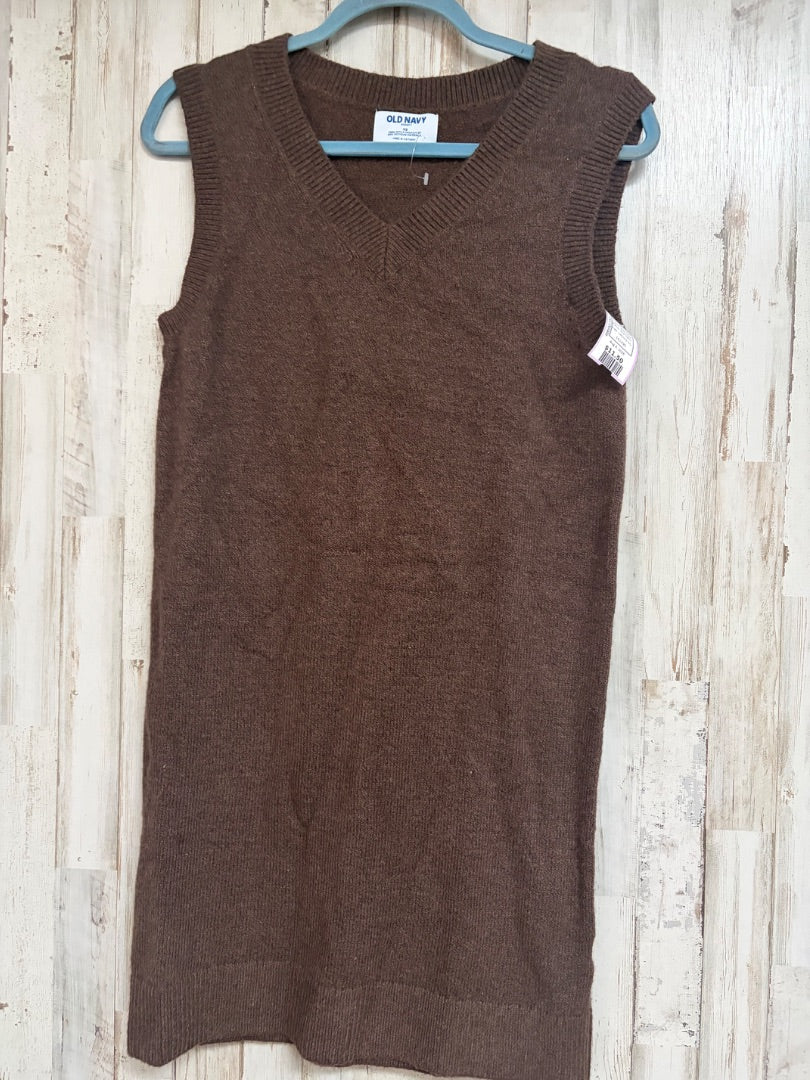 BROWN OLD NAVY SWEATER DRESS, LADIES XS