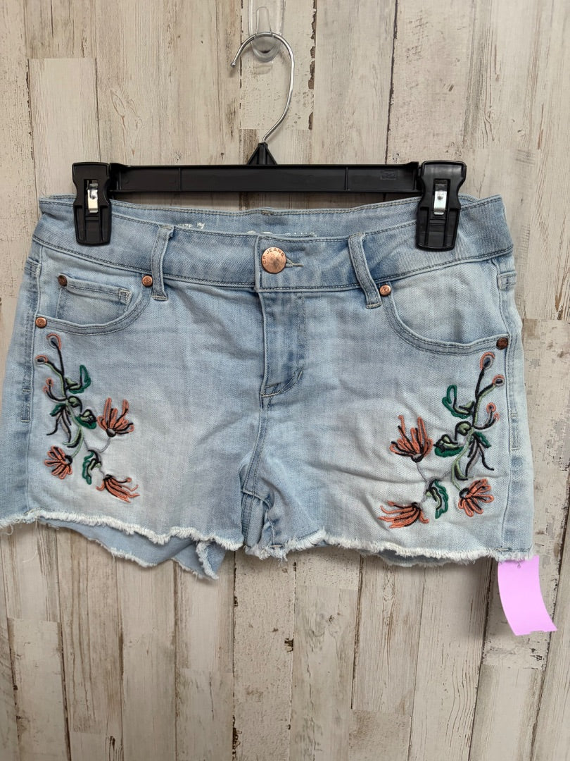 DENIM CP JEANS SZ7 DENIM SHORTS, LADIES M