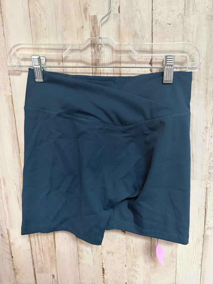 TEAL  BIKER SHORTS, LADIES M