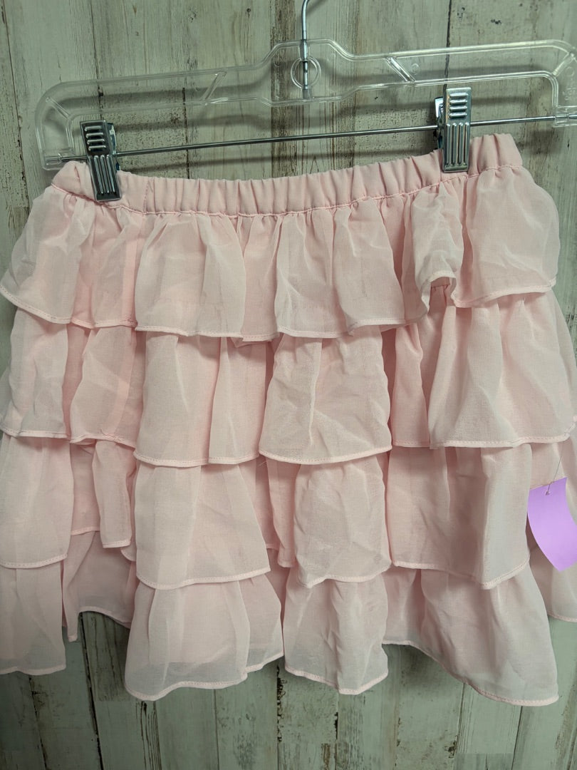 PINK CECE GIRLS TIERED SKIRT, GIRLS 12/14
