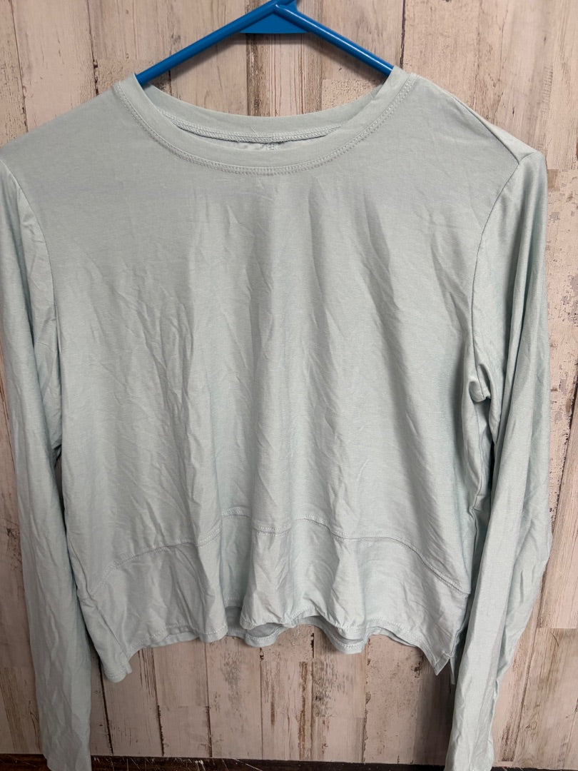 GREY OLD NAVY ATHLETIC CROP TEE, GIRLS 18