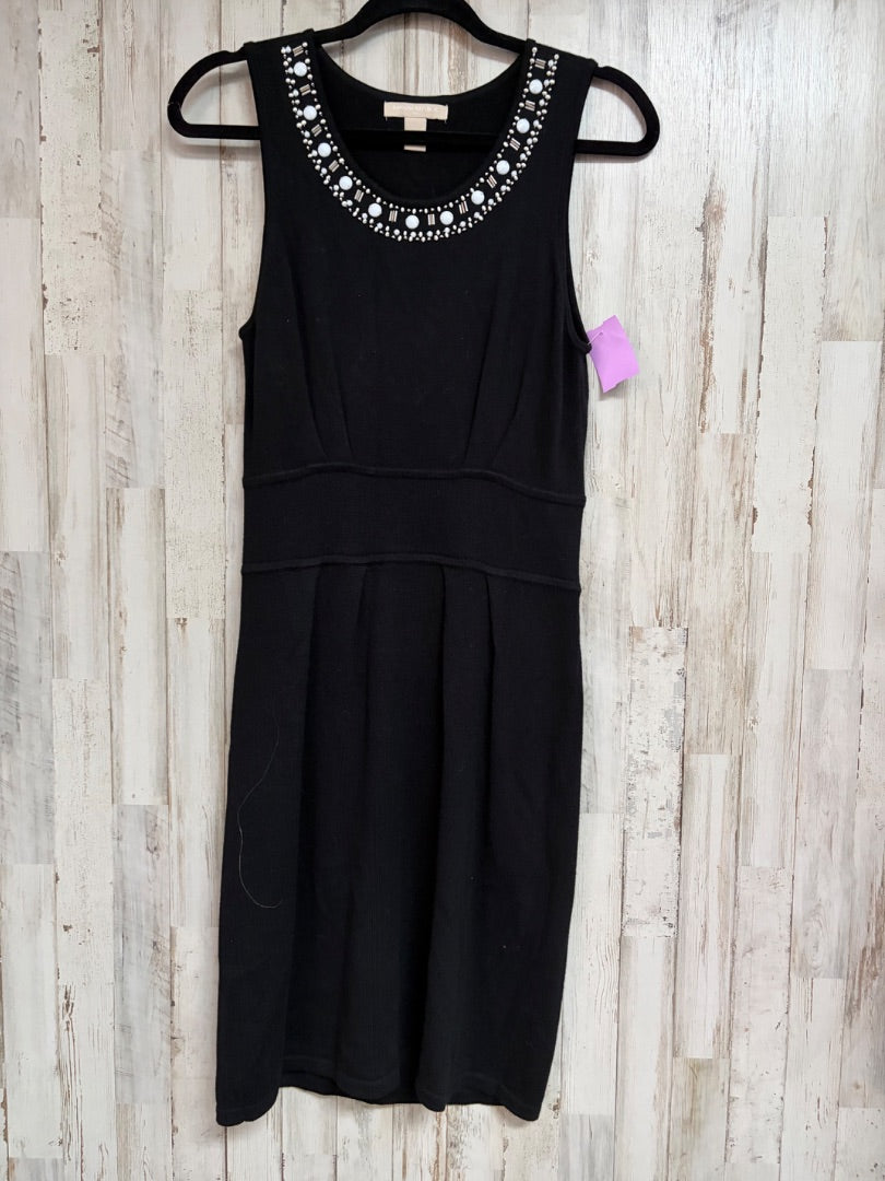BLACK BANANA REPUBLIC BEADED NECK DRESS, LADIES S