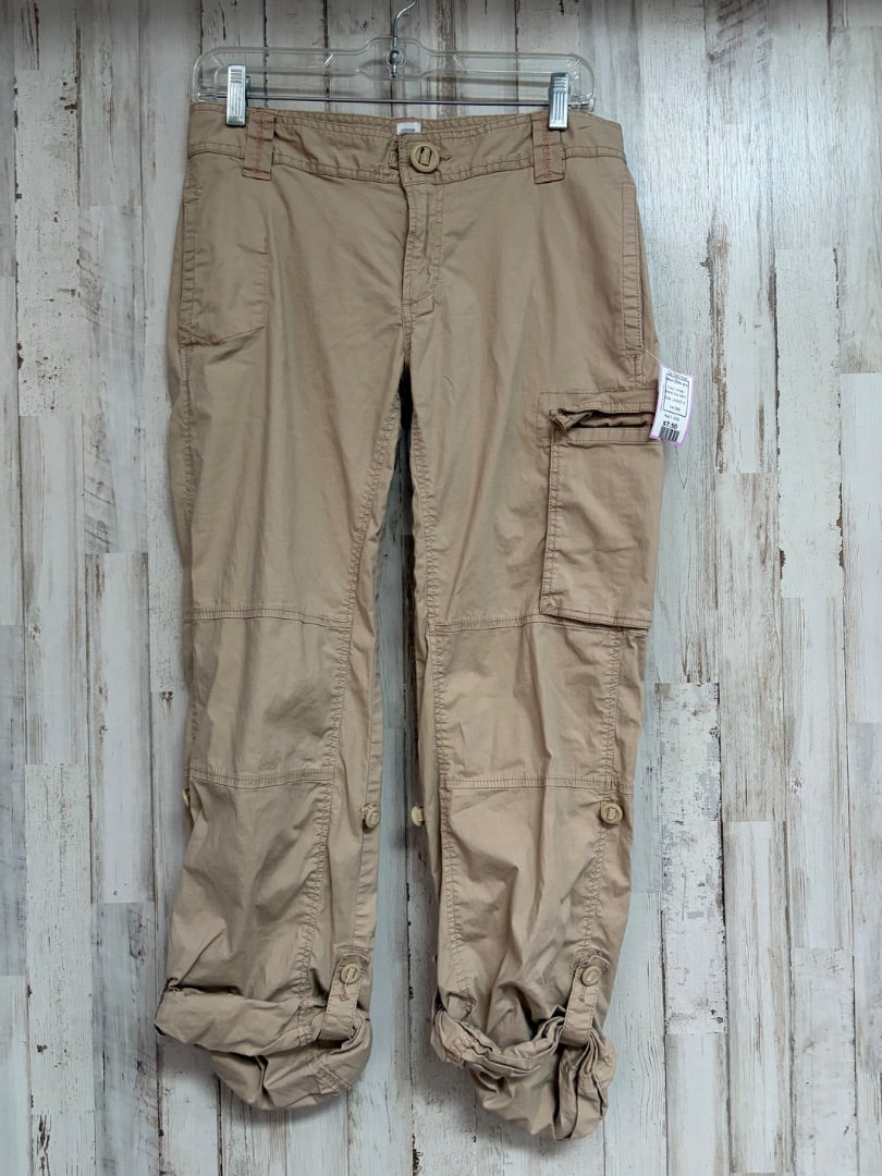 KHAKI OLD NAVY CARGO CAPRIS SZ 6, LADIES M