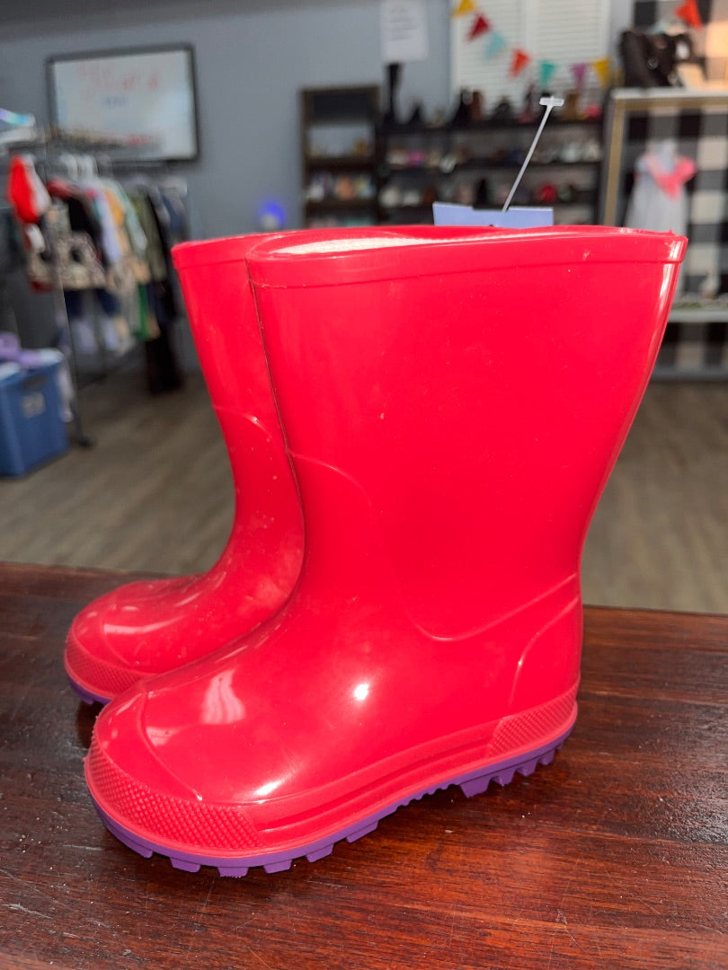 PINK  RUBBER BOOTS, SHOES 5/6