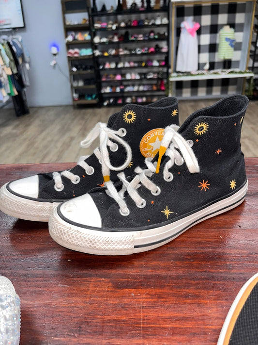 BLACK CONVERSE STAR ALL STARS, SHOES A7