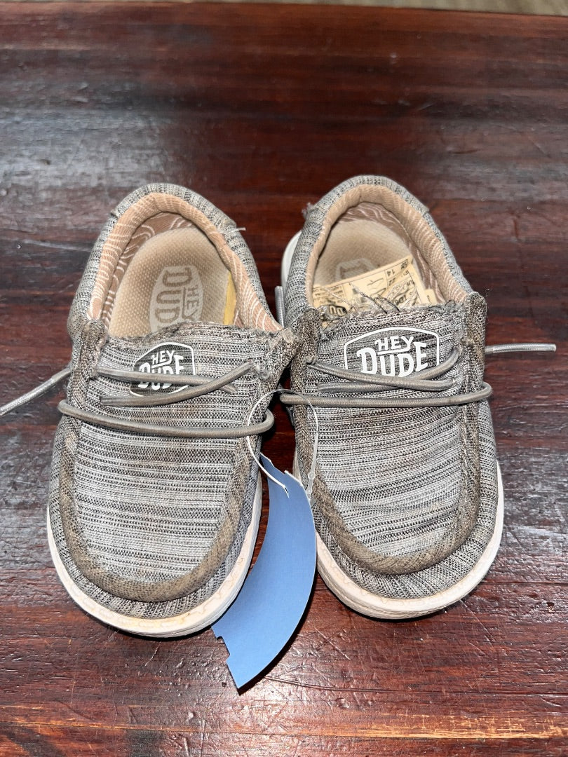 GREY HEY DUDE SLIP ON SHOES, SHOES 6