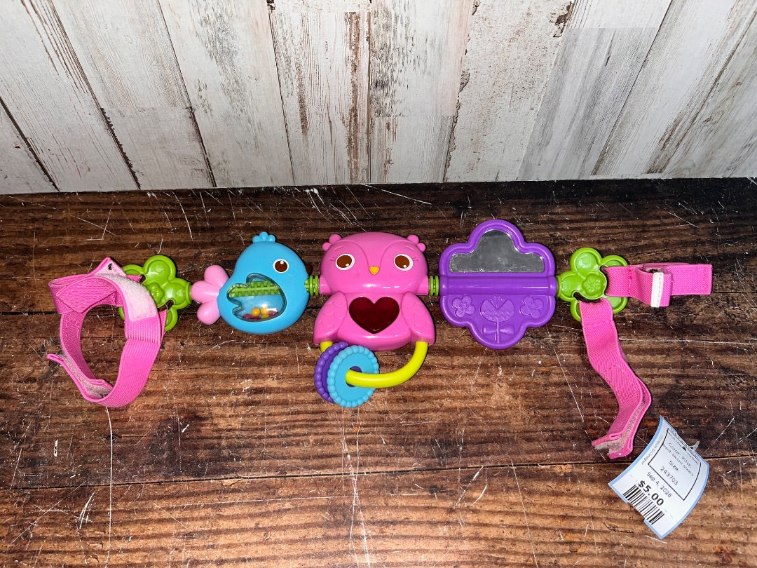 PINK BRIGHT STARTS MUSICAL CARSEAT ACCESSORY