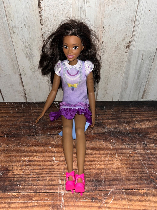 MATTEL BARBIE IN PURPLE DRESS