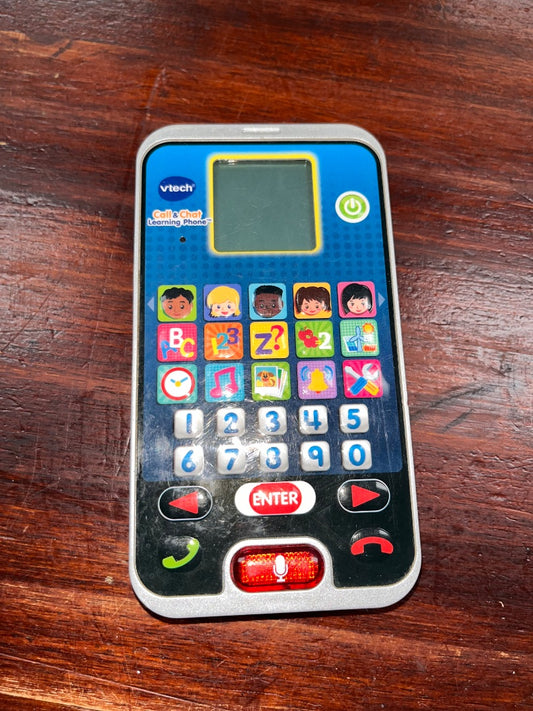 BLUE VTECH TOY PHONE