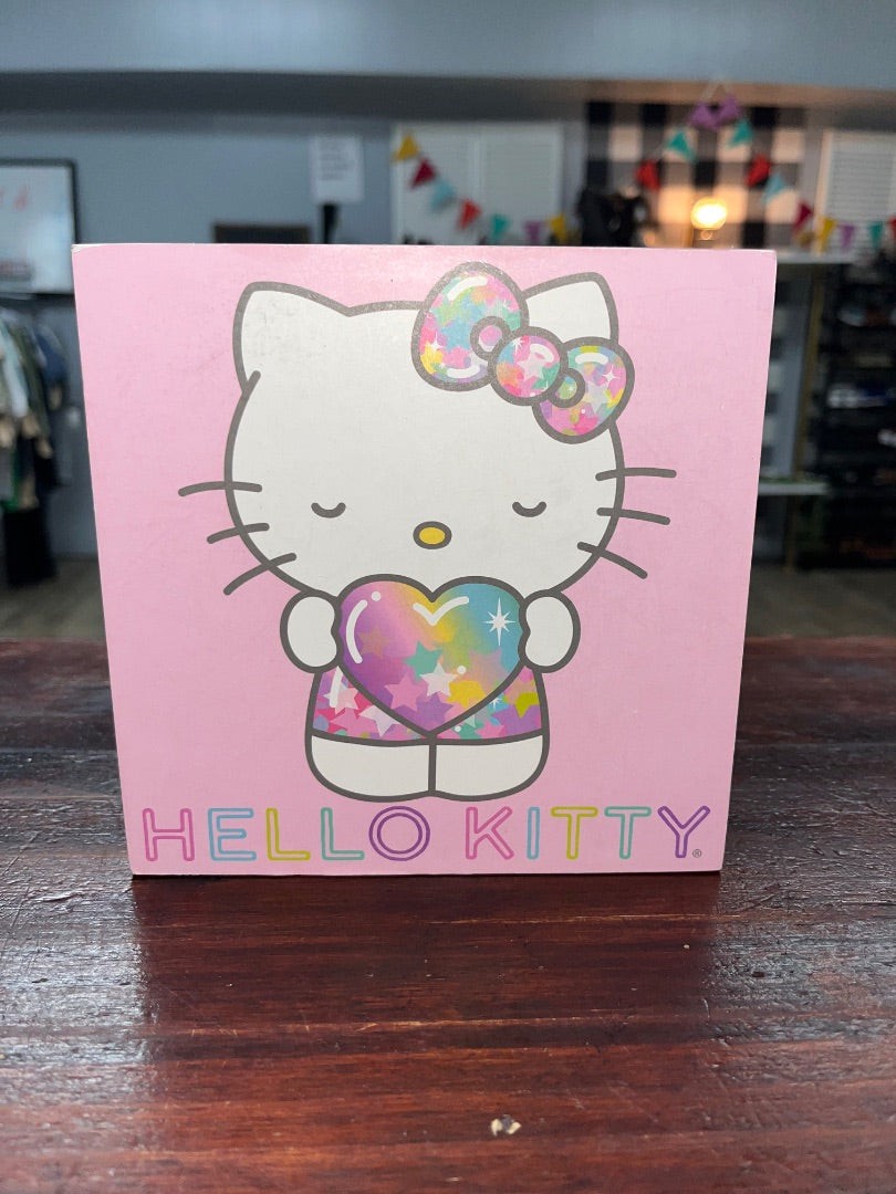PINK SANRIO HELLO KITTY WOODEN WALL ART