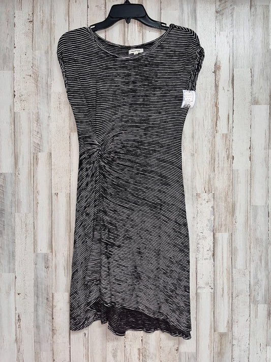 BLACK MAX STUDIO STRIPE KNOT TWIST DRESS, LADIES S