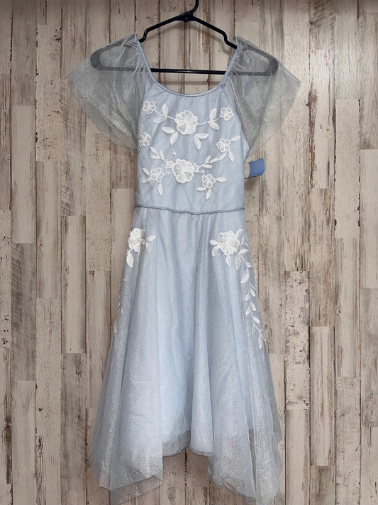 LIGHT BLUE KENSIE GIRL FLOWER TULLE DRESS, GIRL 12
